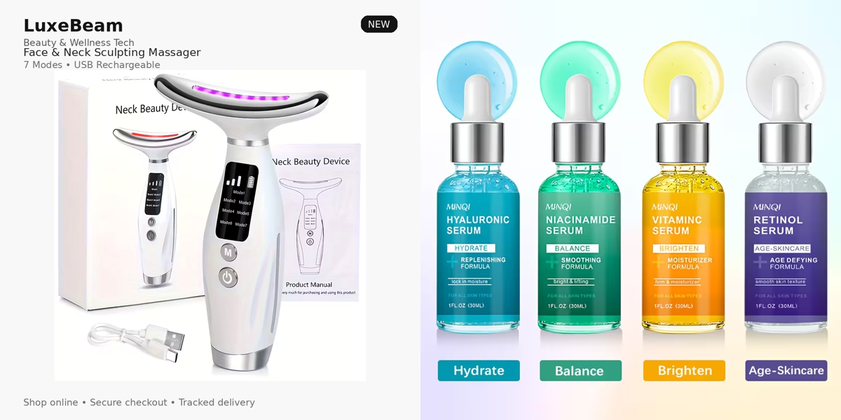 LuxeBeam SculptPro™ Complete Sculpt & Glow Ritual